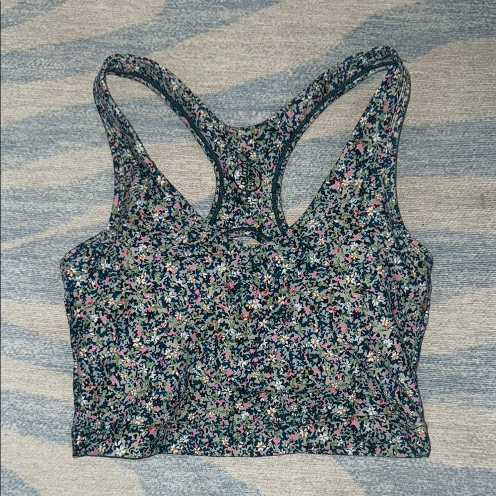 Floral Racerback Tank Top
